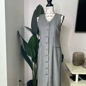 Vintage maxi vest dress
